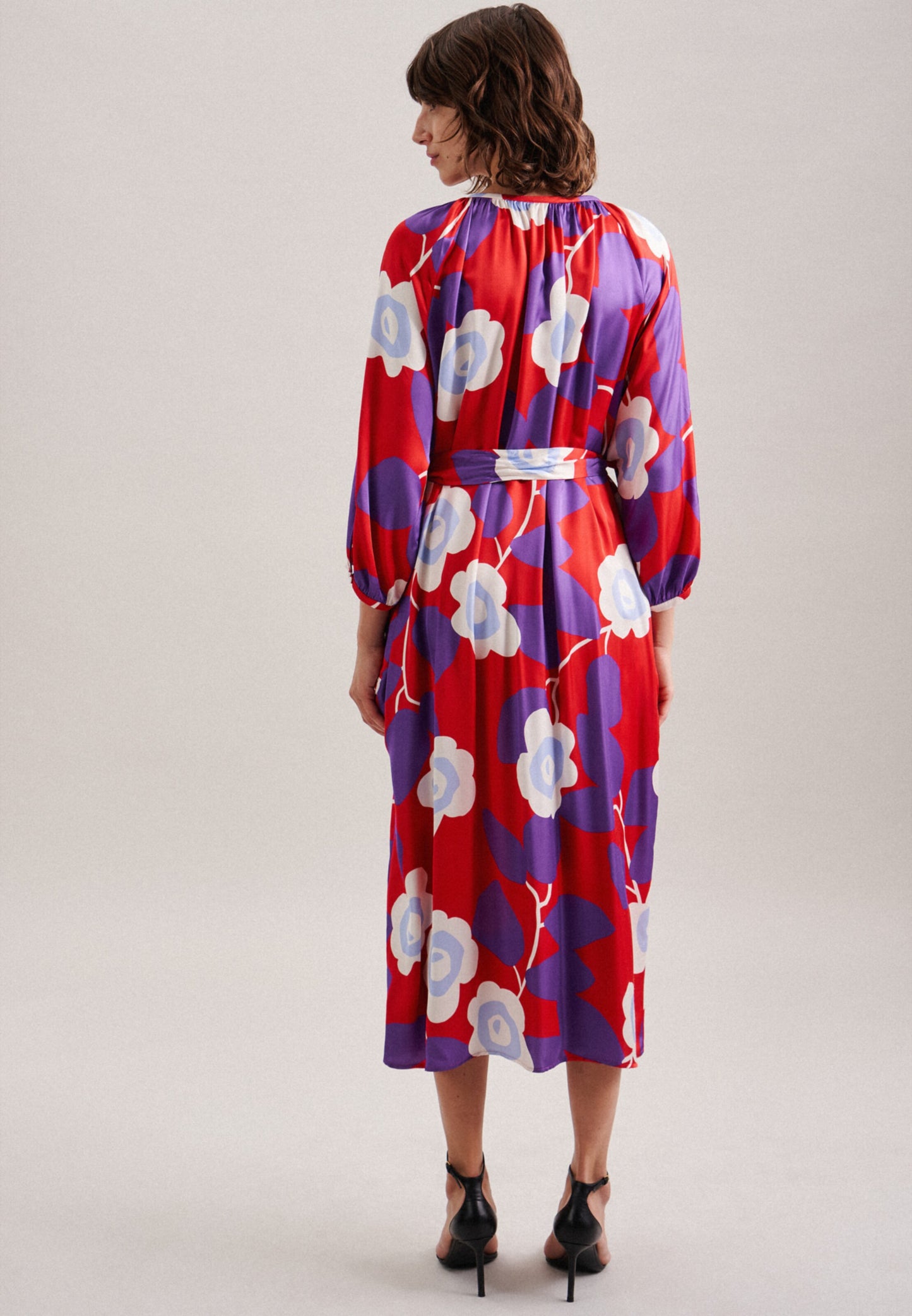 Seidensticker Midi Jurken Jurk Schwarze Rose Dames Rood