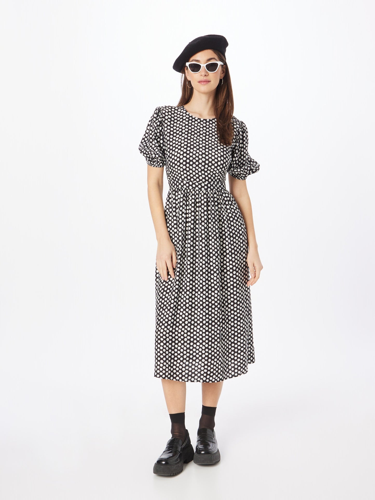 Traffic People Midi Jurken Jurk Hopelessly Dames Zwart