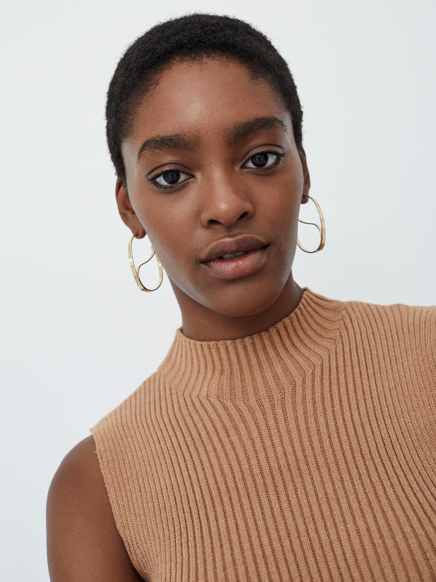 Midi Jurken Jurk Nia Dames Camel