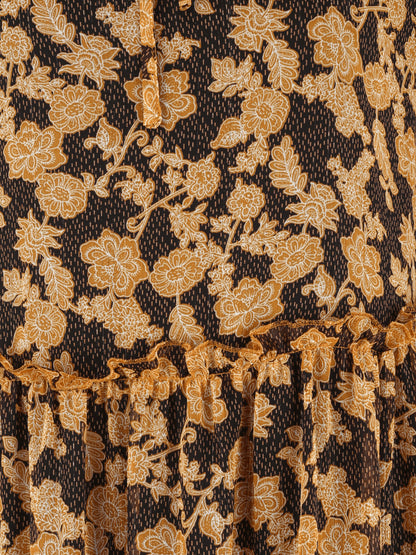  Maxi Jurken Jurk Silje Dames Cognac