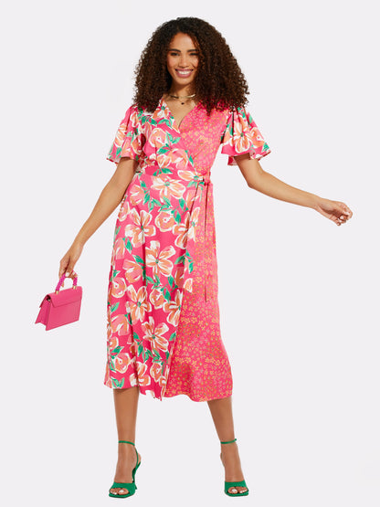 Threadbare Zomerjurken Zomerjurk Koko Dames Lichtroze