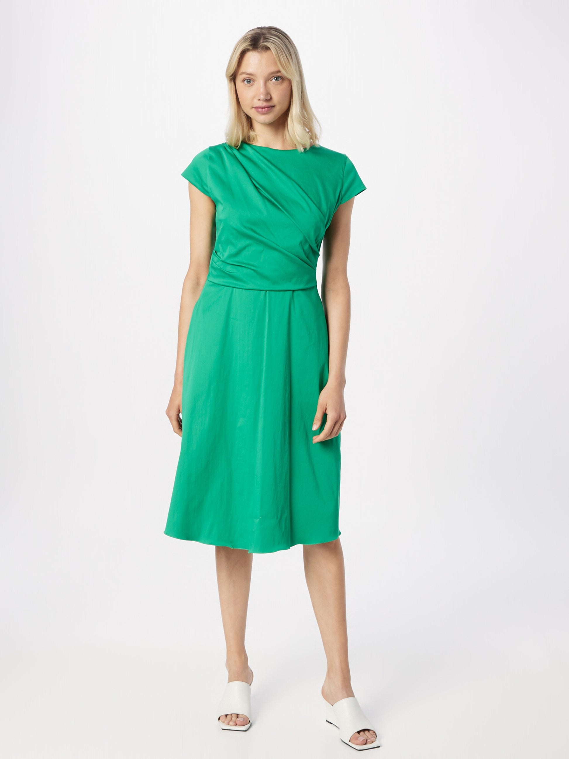 SWING Midi Jurken Jurk Dames Smaragd