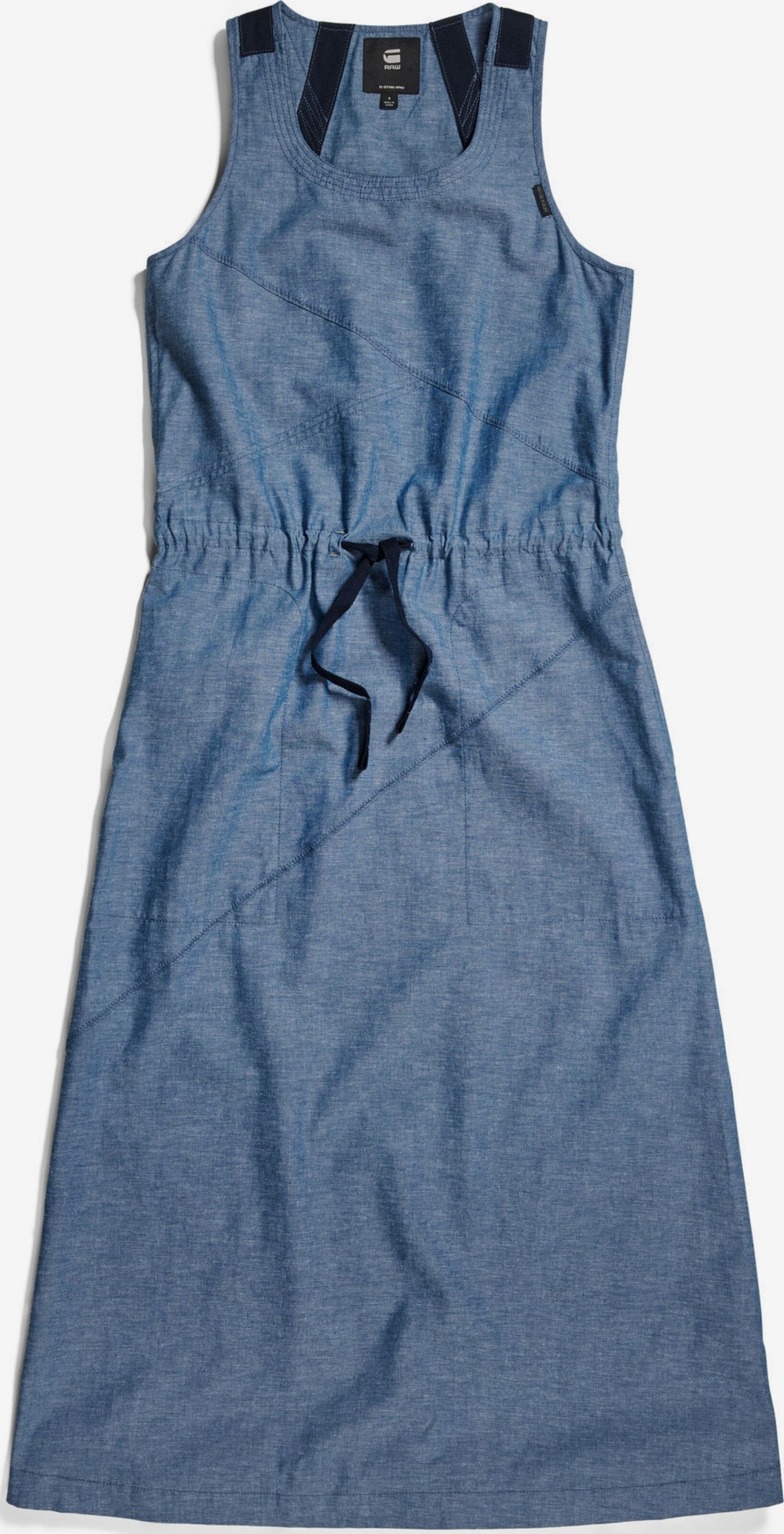 G-Star Raw Midi Jurken Jurk Dames Donkerblauw