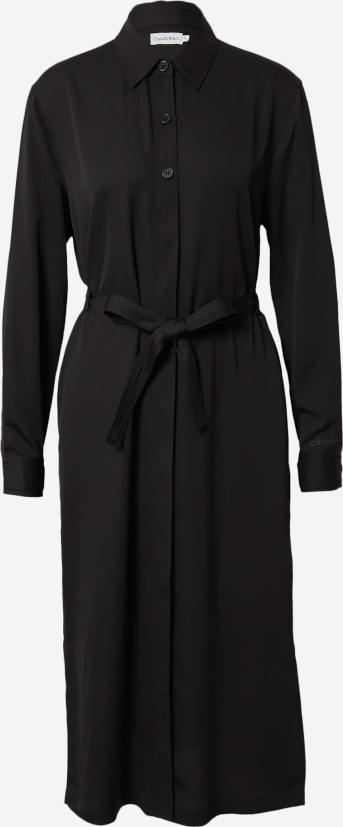 Calvin Klein Blousejurken Blousejurk UTILITY Dames Zwart