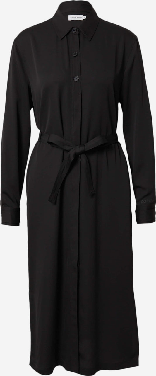 Calvin Klein Blousejurken Blousejurk UTILITY Dames Zwart