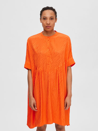  Blousejurken Blousejurk Abienne Dames Oranje / Donkeroranje