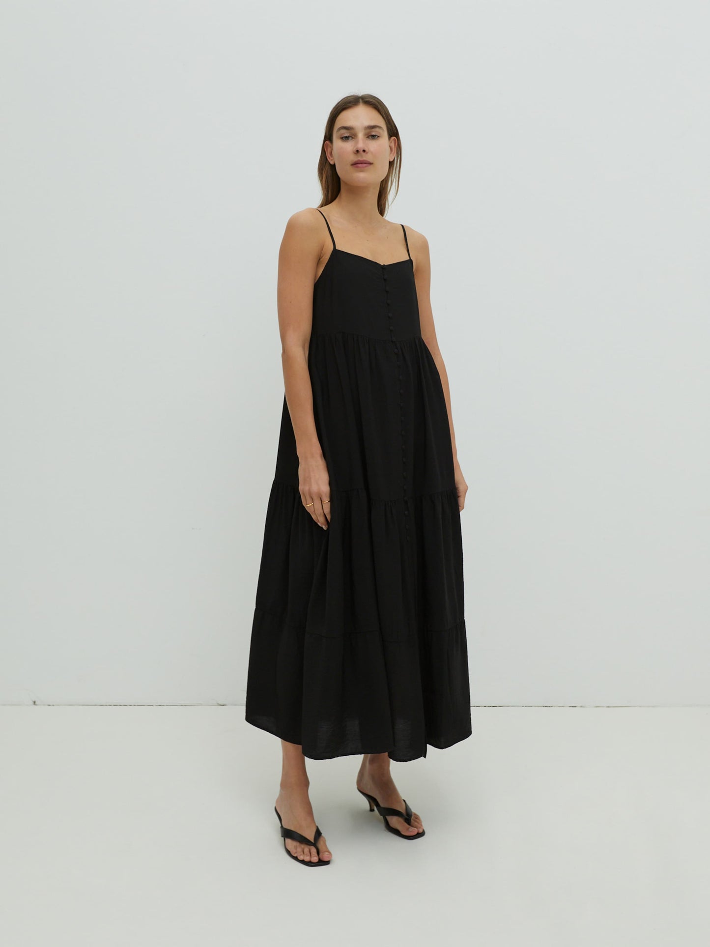 EDITED Maxi Jurken Jurk Hope Dames Zwart