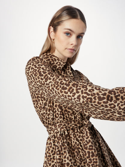 COLOURFUL REBEL Blousejurken Blousejurk Minon Dames Ecru / Sand