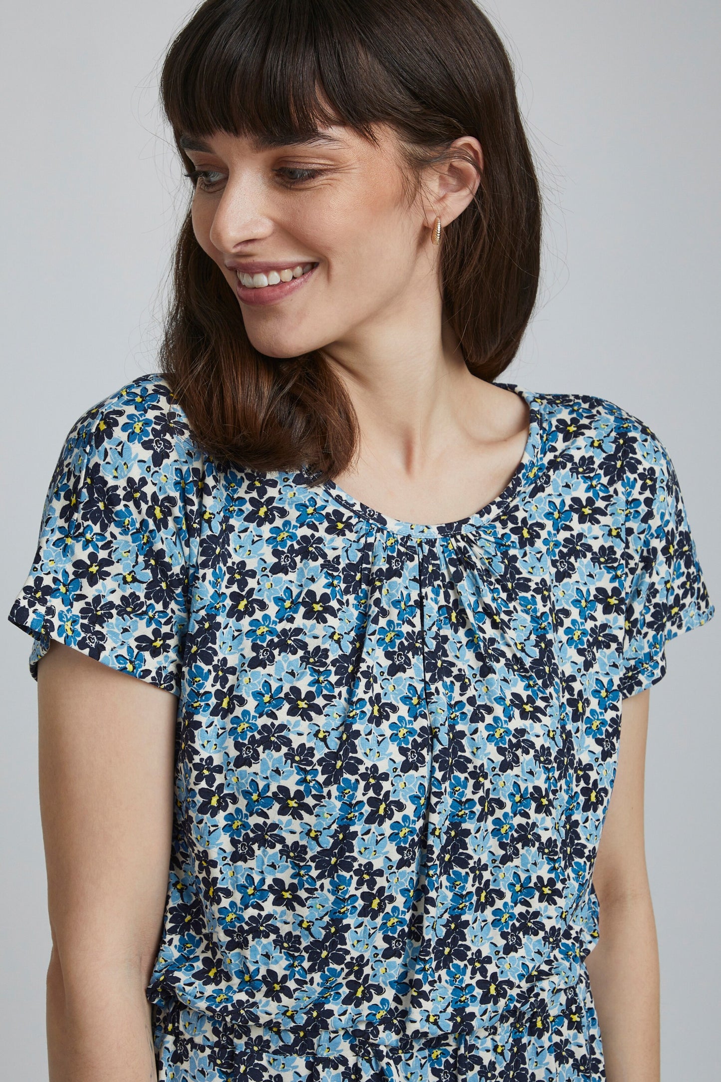 Fransa Mini Jurken Jurk FRFEDOT Dames Blauw