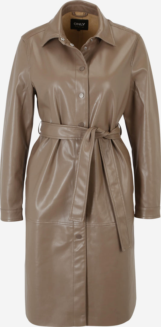 ONLY Blousejurken Blousejurk AINO Dames Chocoladebruin