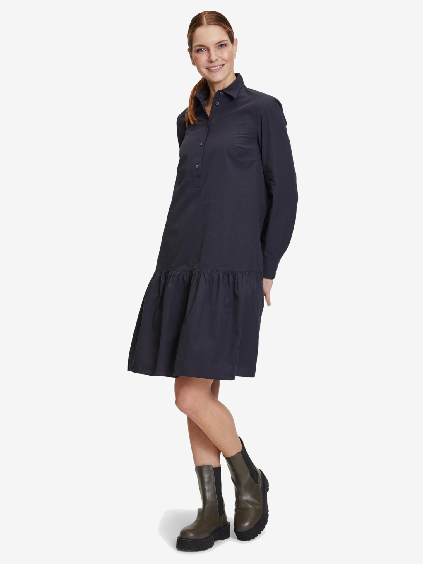 CARTOON Blousejurken Blousejurk Dames Donkerblauw