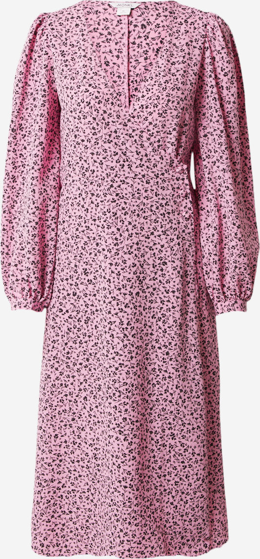 Monki Midi Jurken Jurk Dames Oudroze