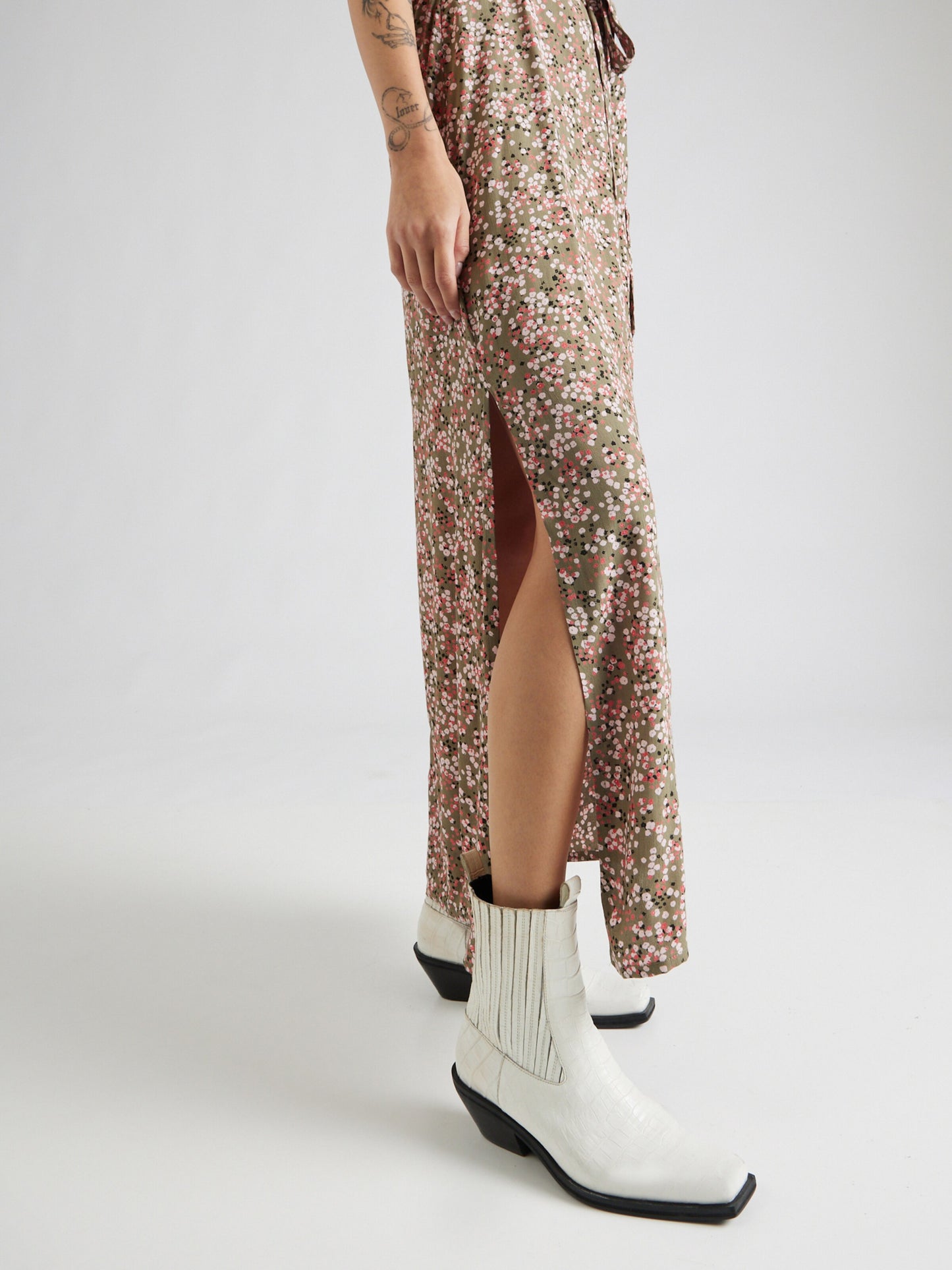 MbyM Maxi Jurken Jurk Semira Dames Kaki