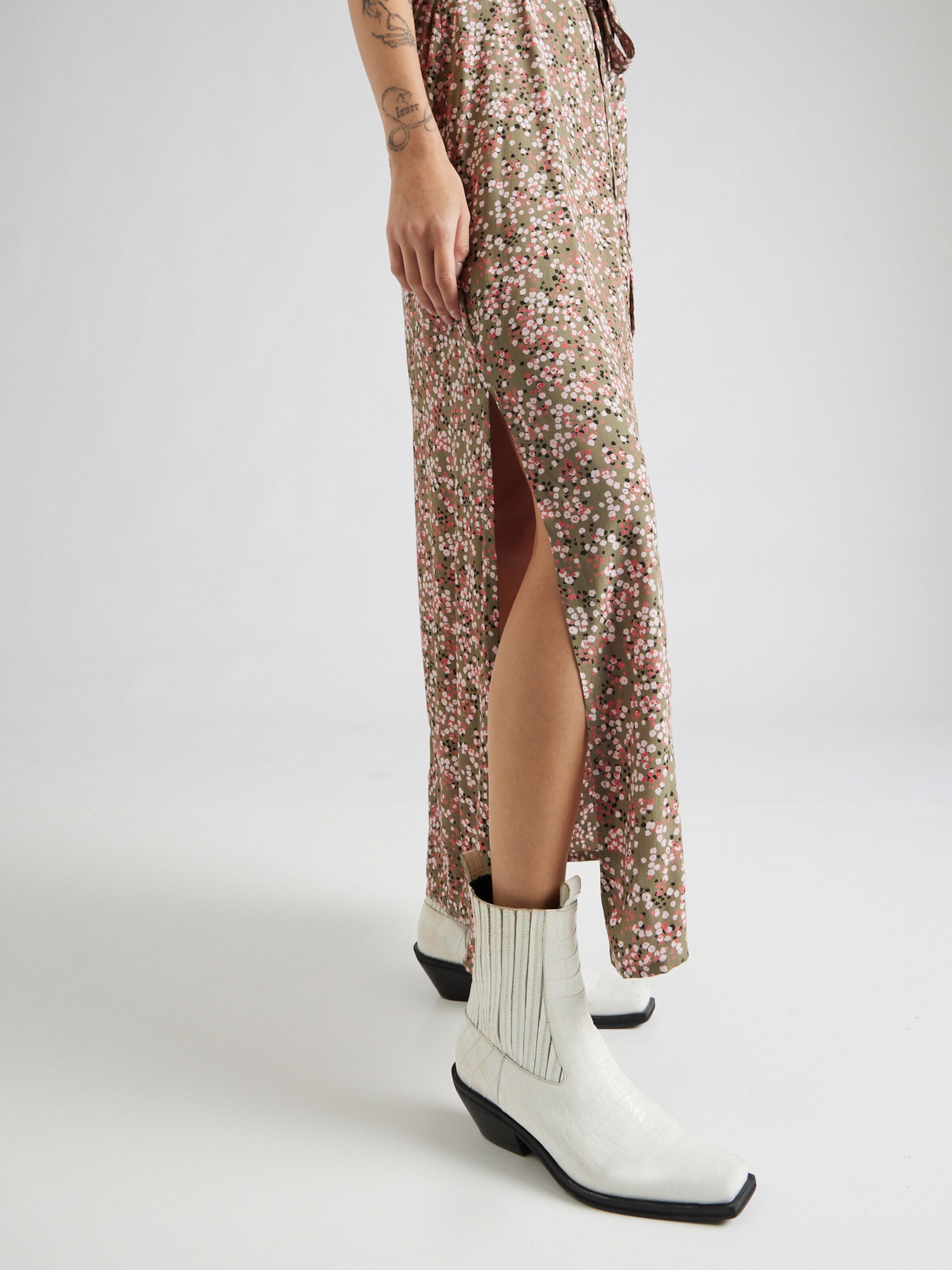 MbyM Maxi Jurken Jurk Semira Dames Kaki