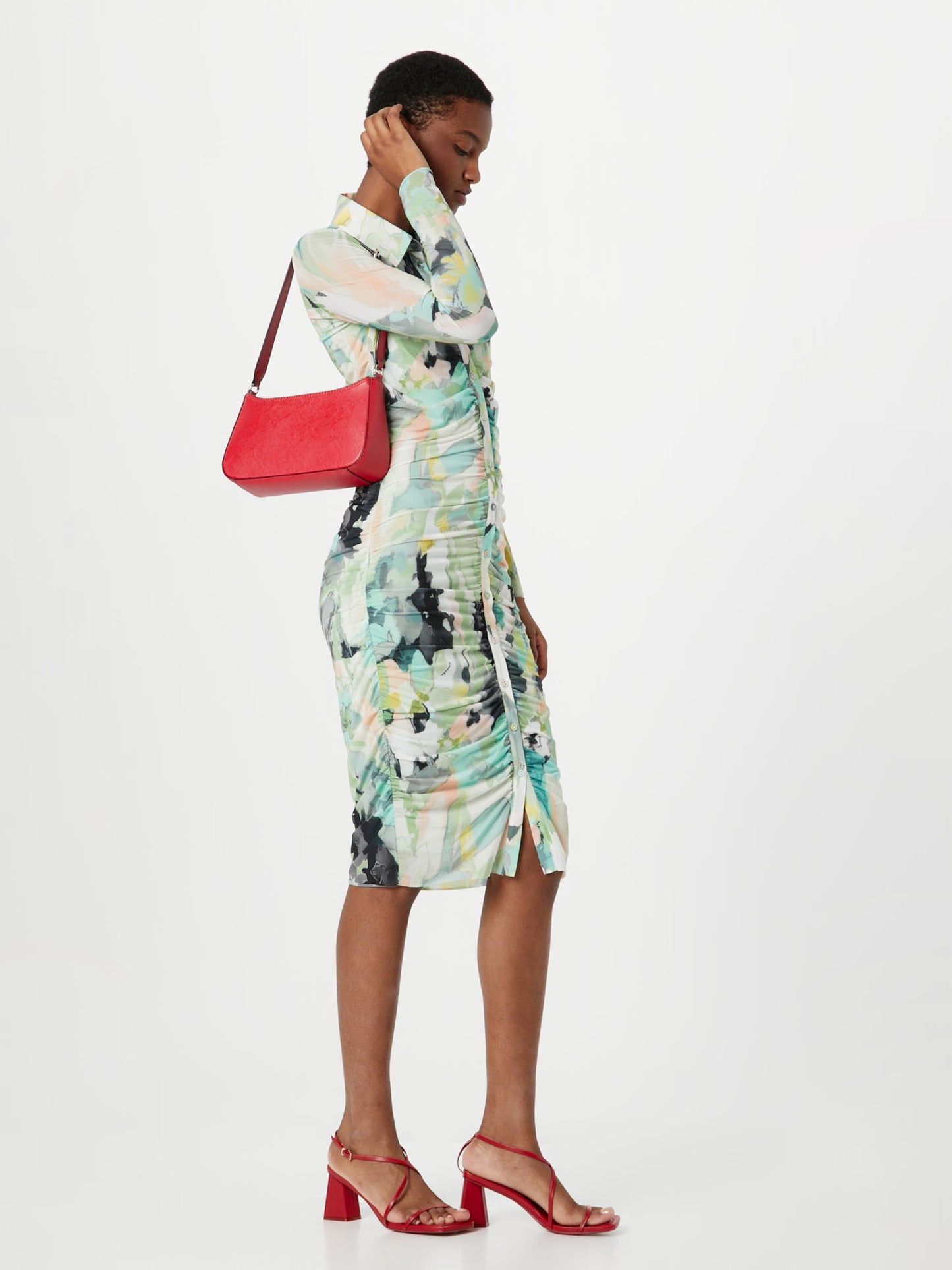 Patrizia Pepe Blousejurken Blousejurk ABITO Dames Gemengde Kleuren