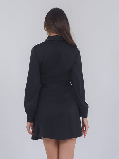  Blousejurken Blousejurk Linnea Dames Zwart