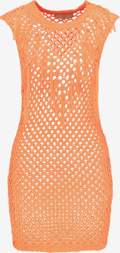 MyMO Strandjurkjes Strandjurk Dames Neonoranje