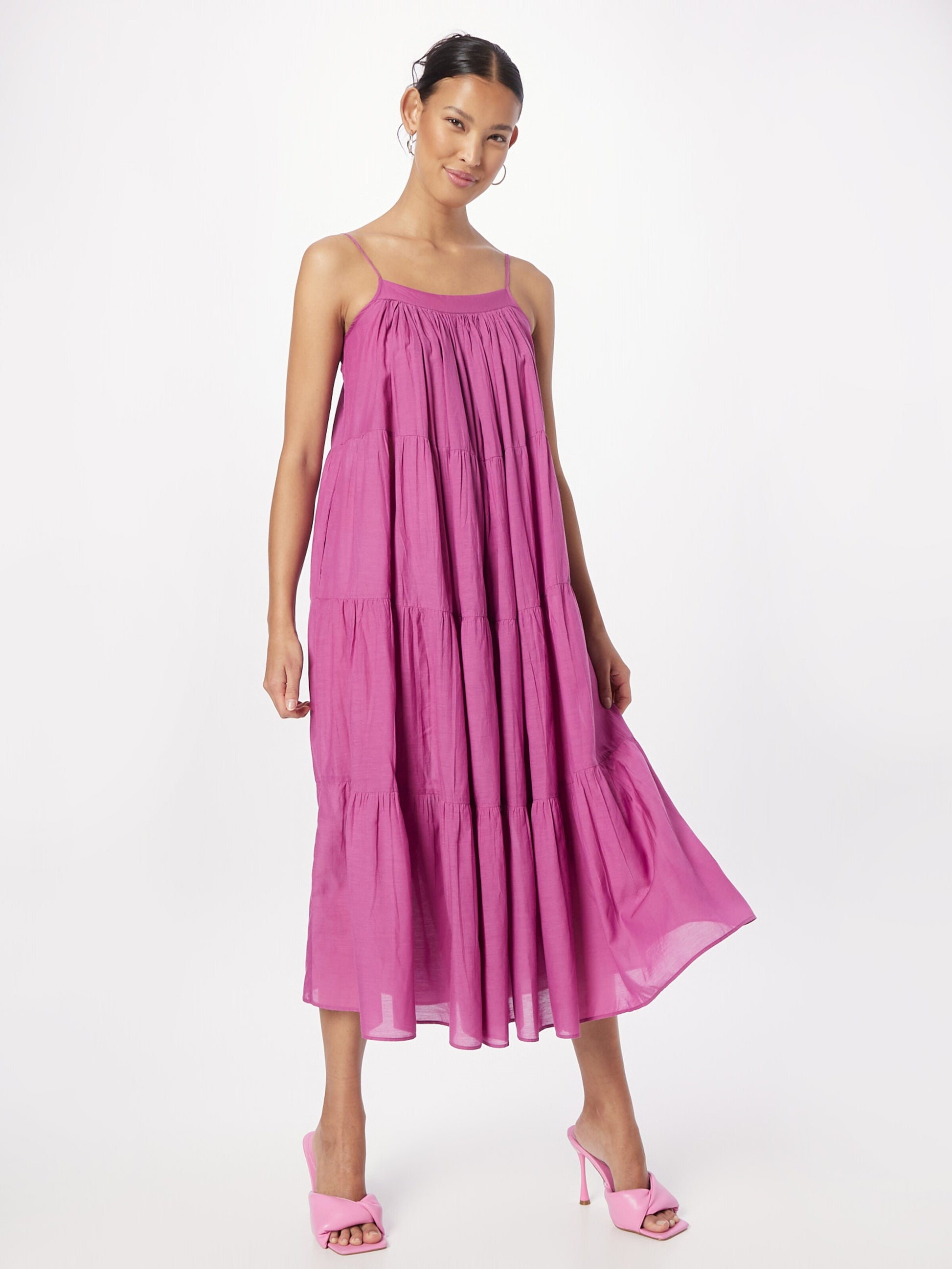 Vanessa Bruno Midi Jurken Jurk THEOPHILIA Dames Lila