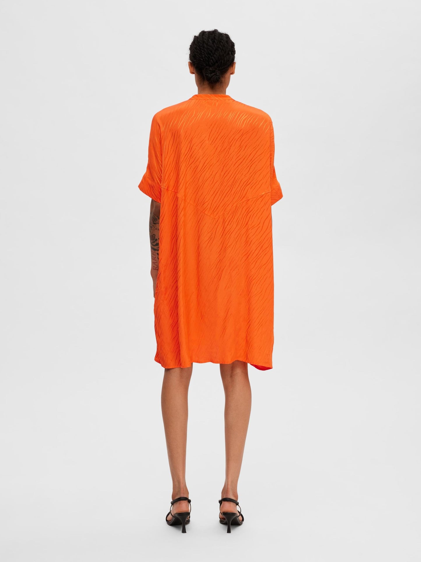  Blousejurken Blousejurk Abienne Dames Oranje / Donkeroranje