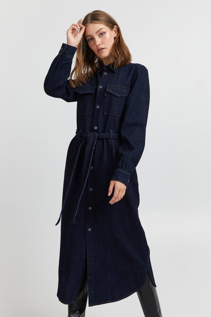 Blousejurken Blousejurk Rosia Dames Donkerblauw