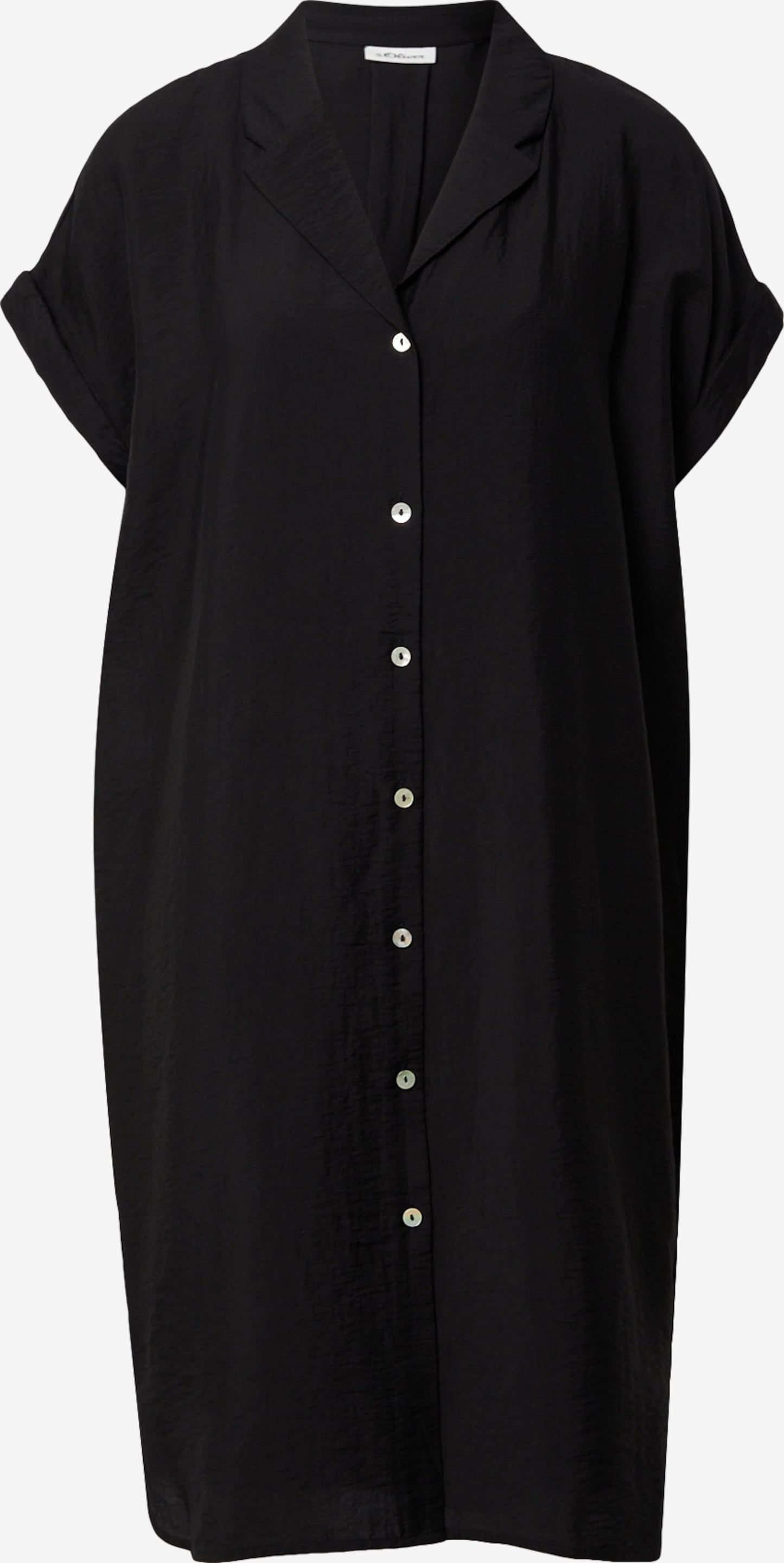 S.Oliver BLACK LABEL Blousejurken Blousejurk Dames Zwart