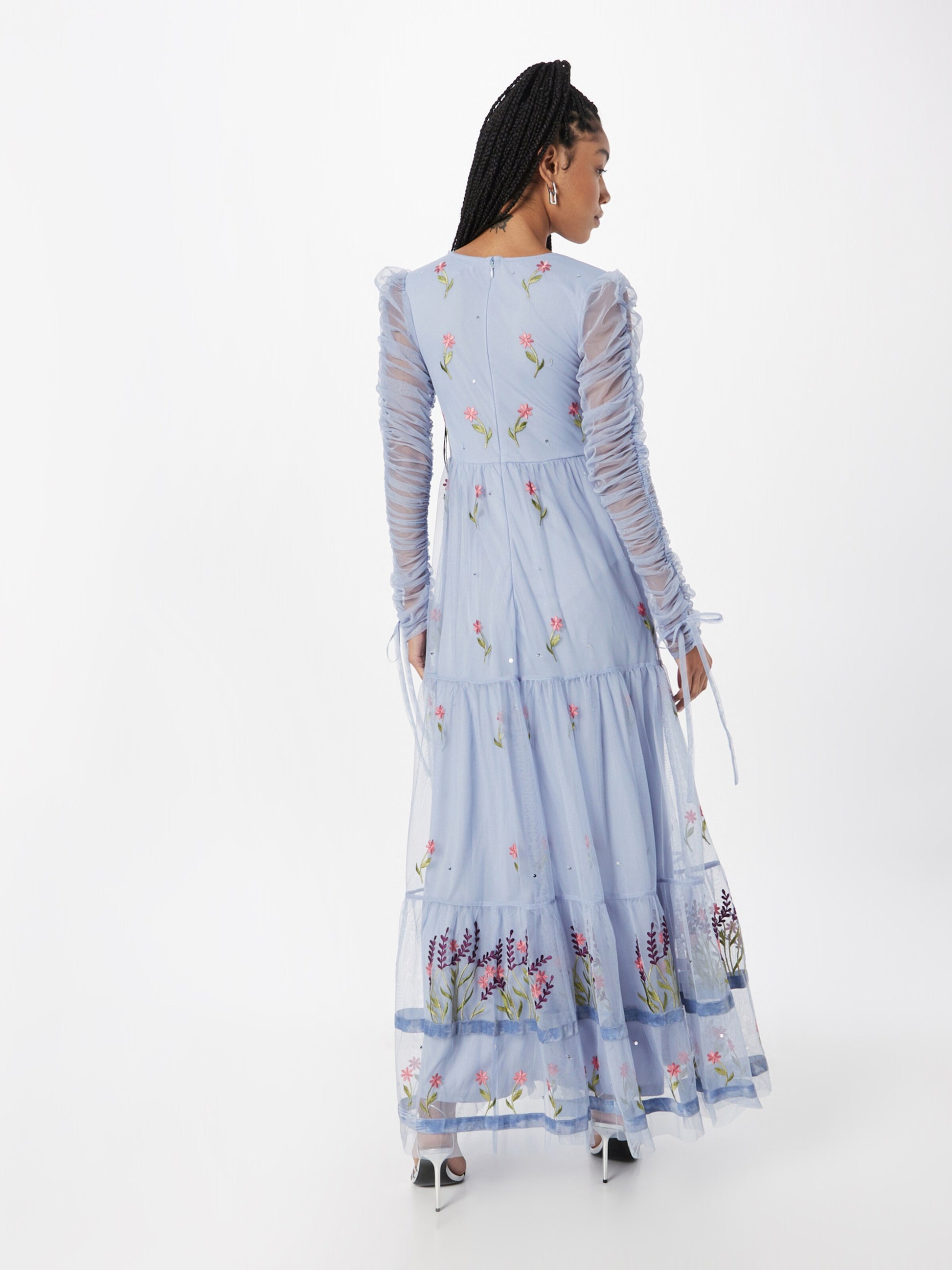  Avondjurken Avondjurk Dames Smoky Blue