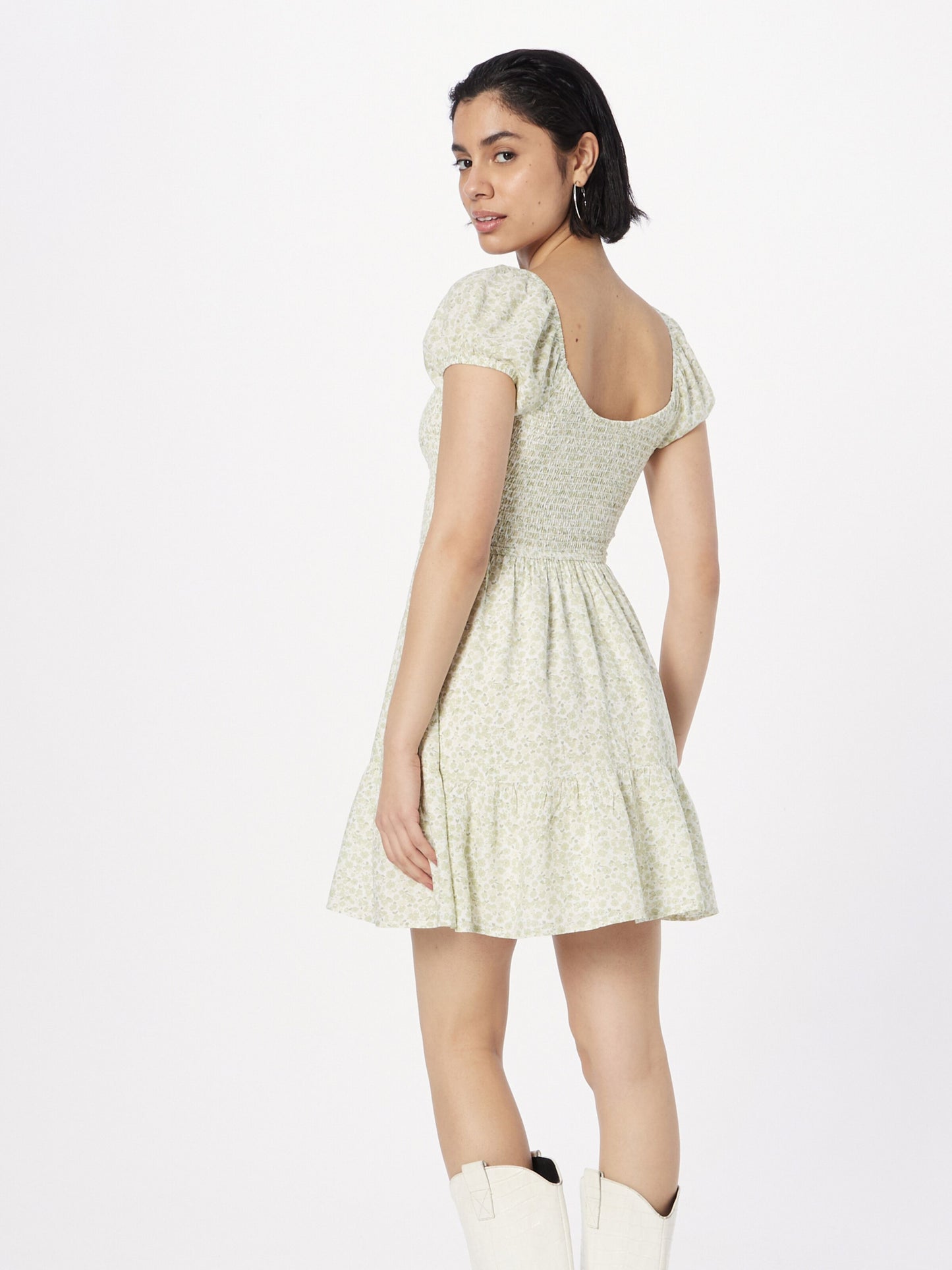Hollister Zomerjurken Zomerjurk Dames Groen / Pastelgroen