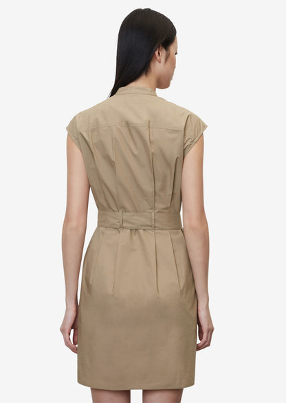 Marc O'Polo Blousejurken Blousejurk Dames Lichtbruin
