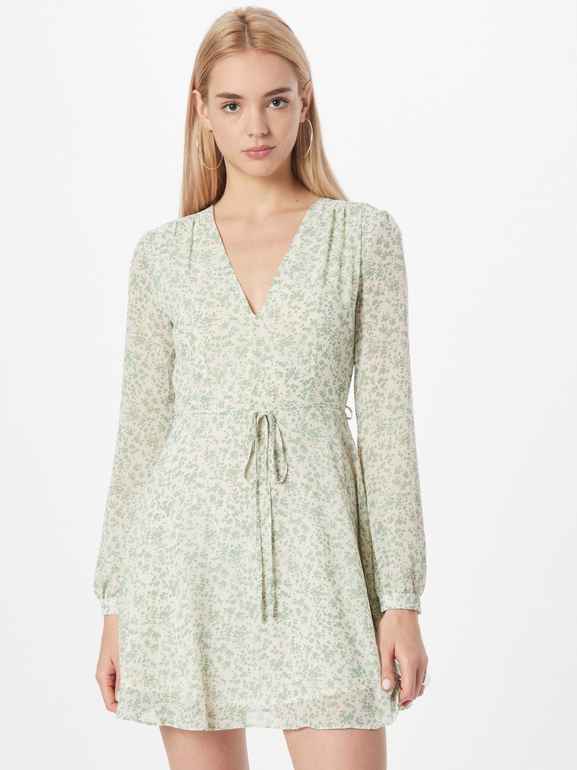 Glamorous Zomerjurken Zomerjurk Dames Kaki / Pastelgroen