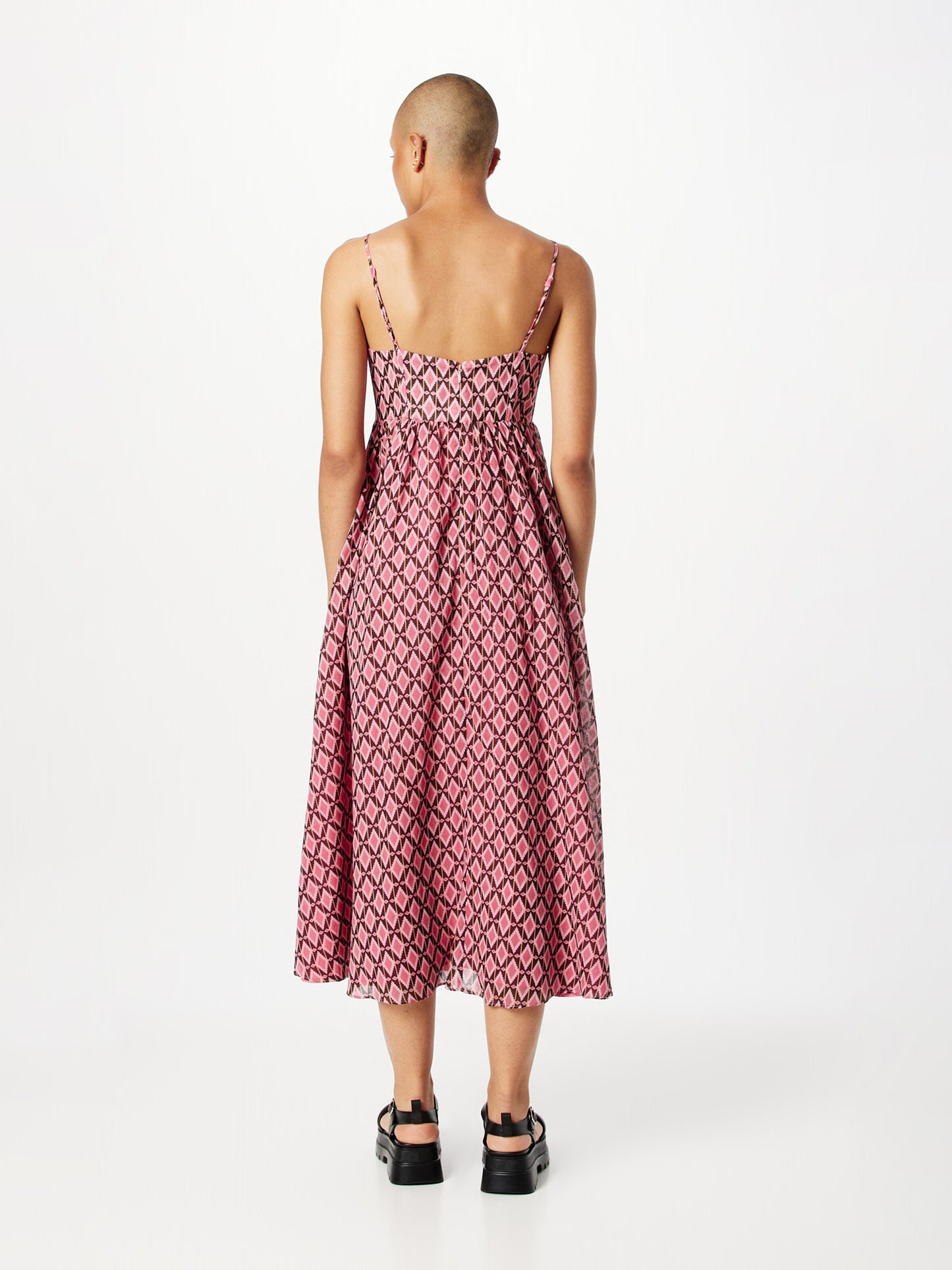 Bardot Midi Jurken Jurk HAVEN Dames Pink