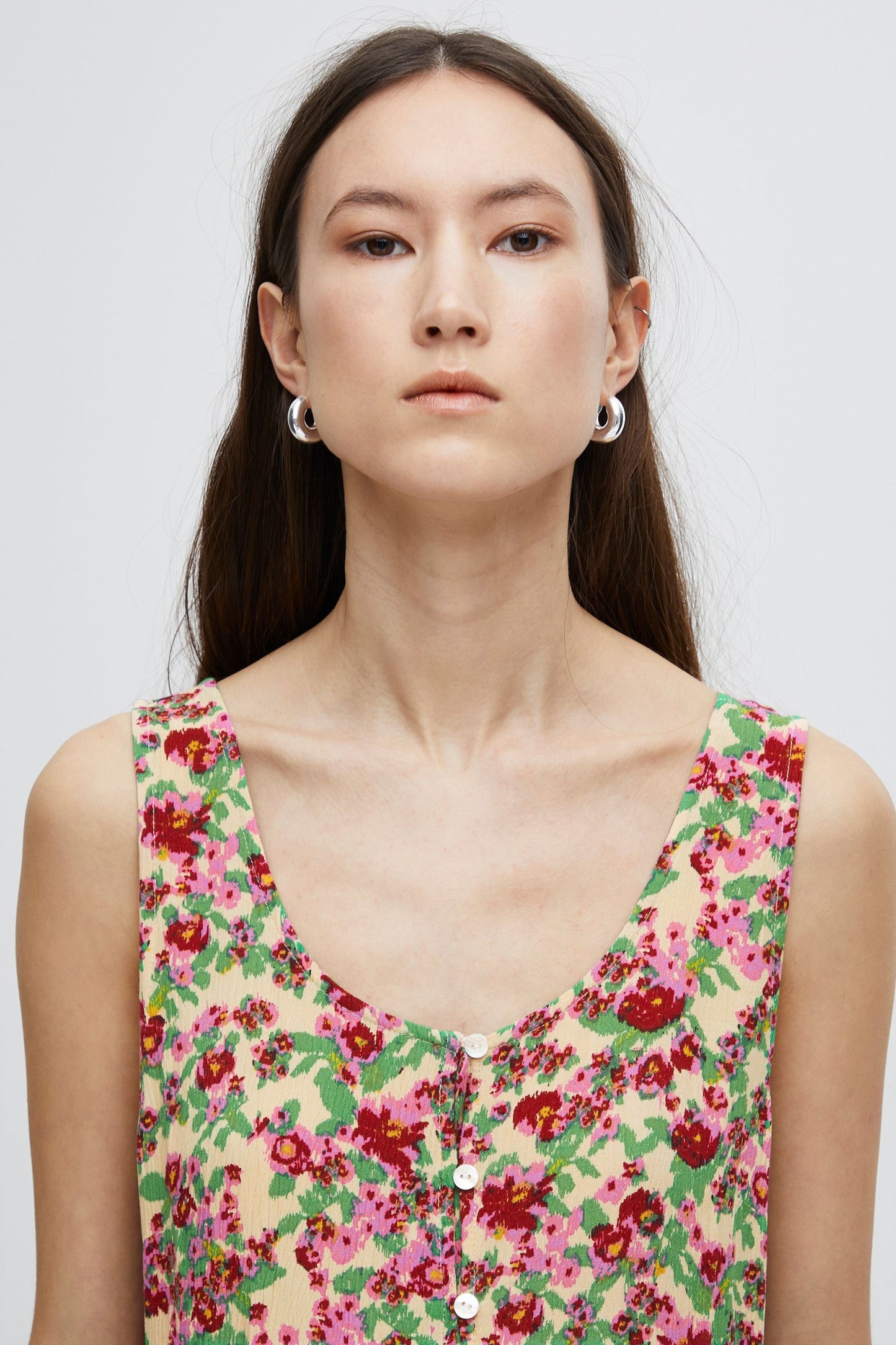 ICHI Blousejurken Blousejurk Ihmarrakech Dames Gemengde Kleuren