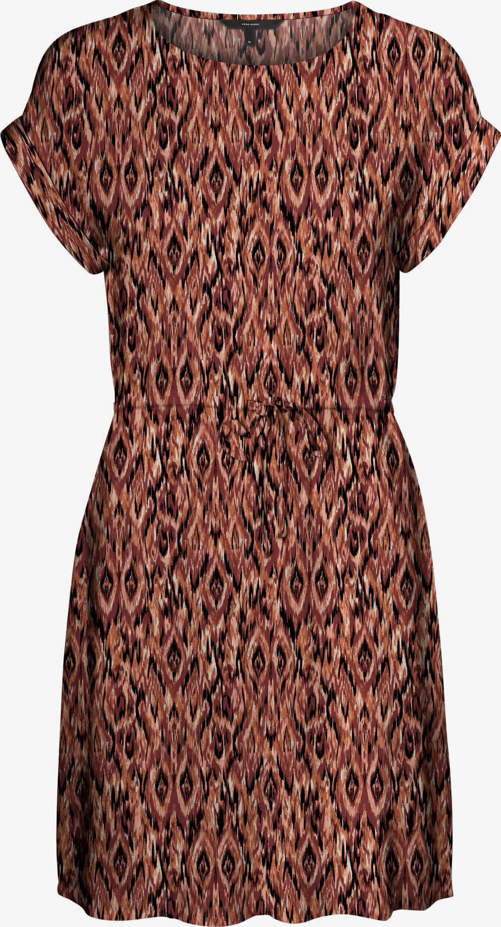 Vero Moda Mini Jurken Jurk EASY JOY Dames Roestbruin / Lichtbruin / Donkerbruin