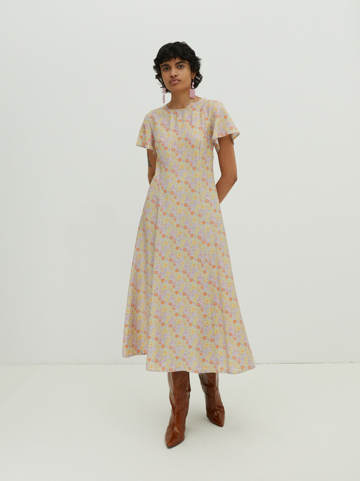 EDITED Midi Jurken Jurk Marlen Dames Gemengde Kleuren