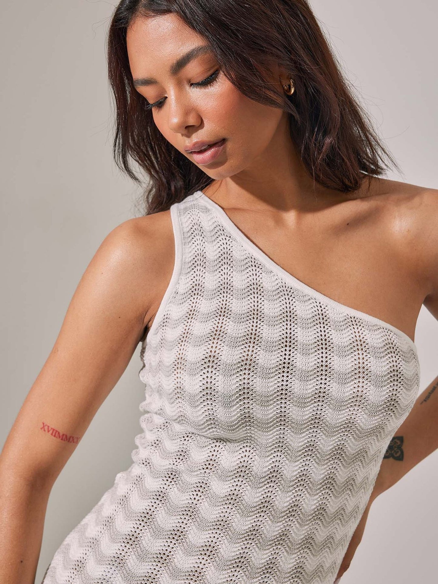 NA-KD Strandjurkjes Strandjurk Dames Offwhite