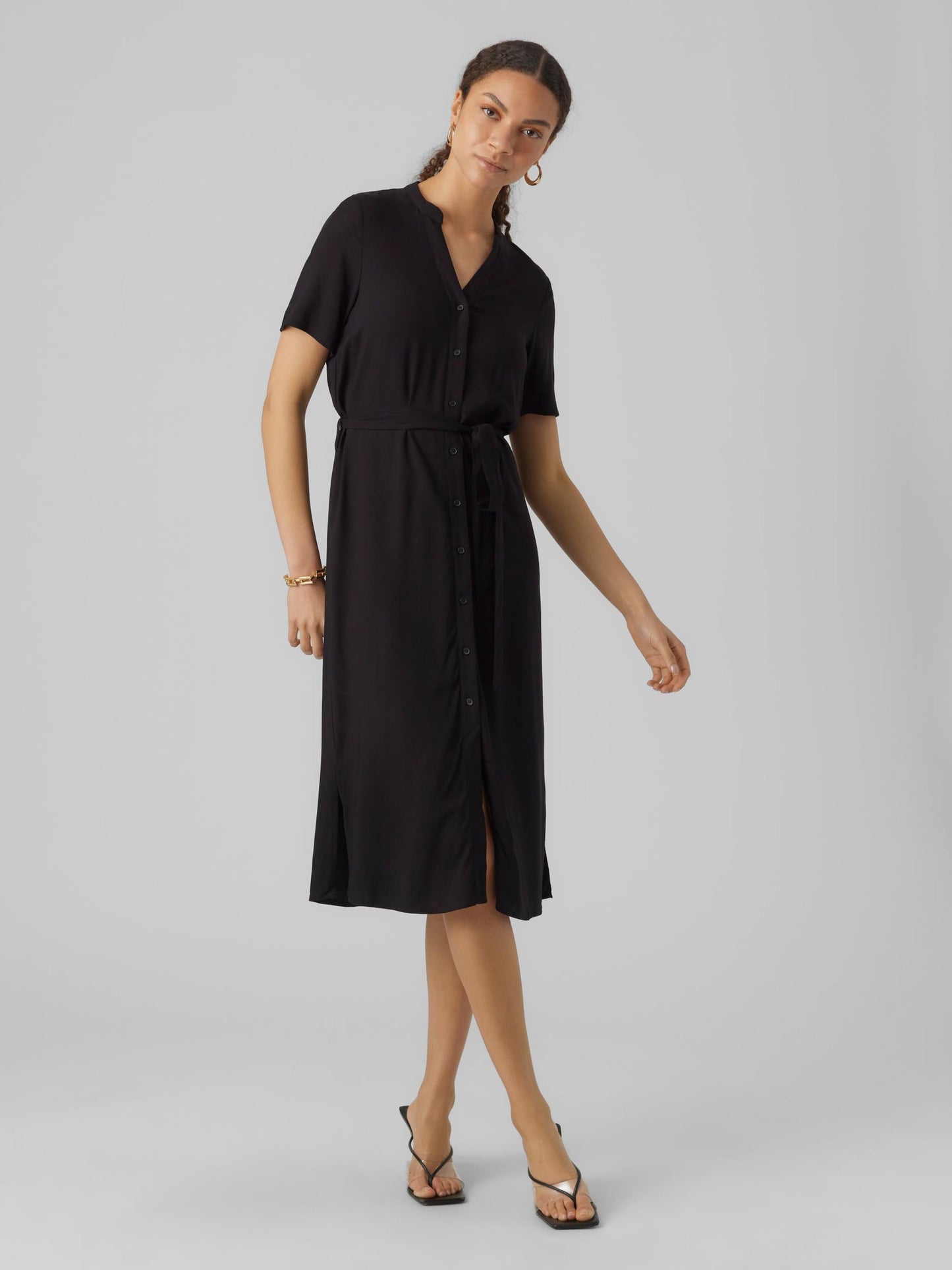 Vero Moda Zomerjurken Zomerjurk Vica Dames Zwart