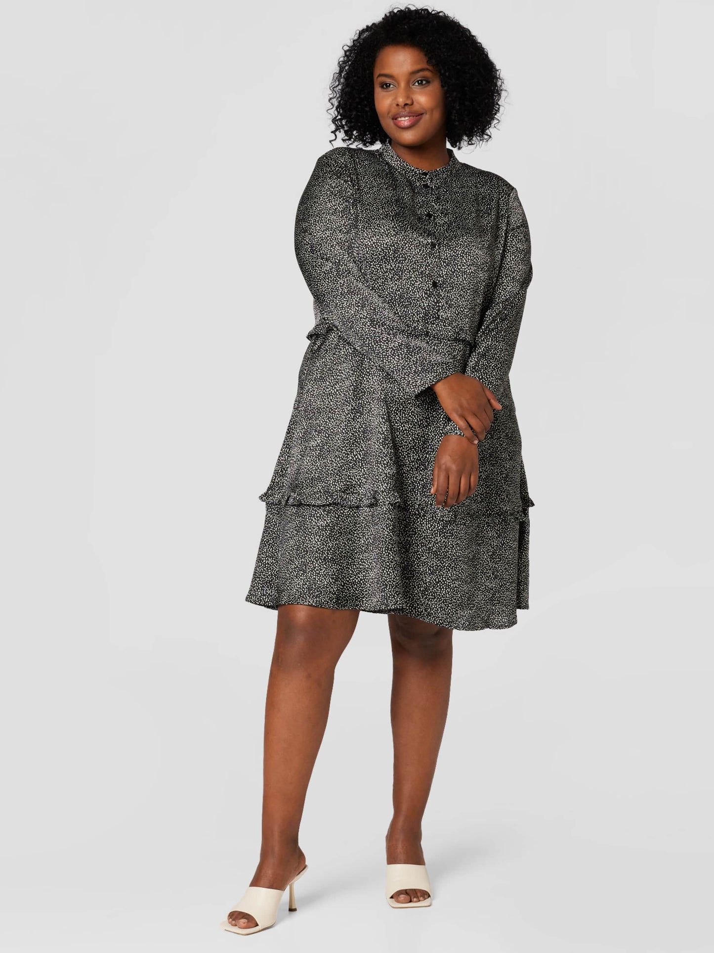  Blousejurken Blousejurk Janet Dames Zwart