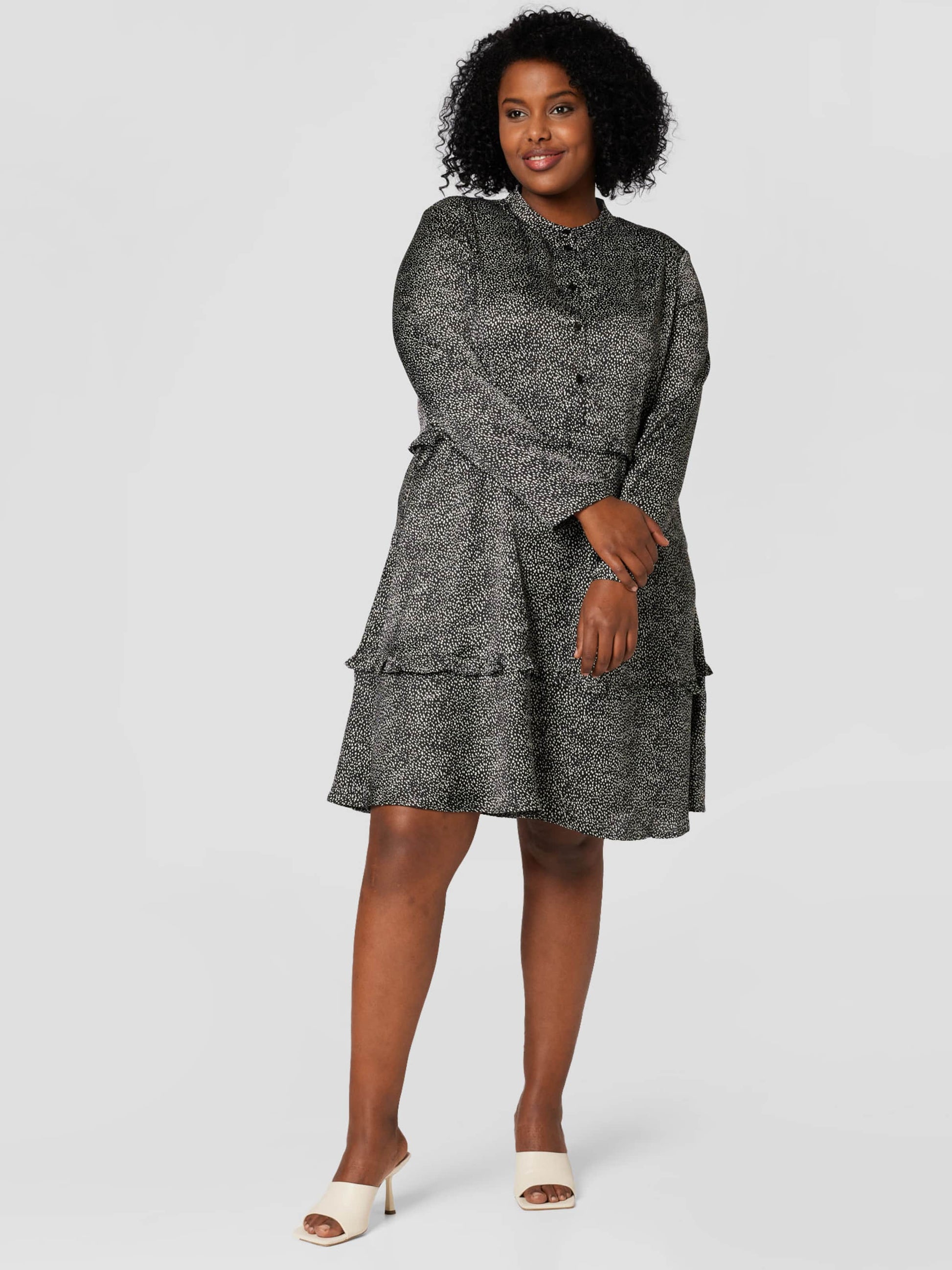  Blousejurken Blousejurk Janet Dames Zwart