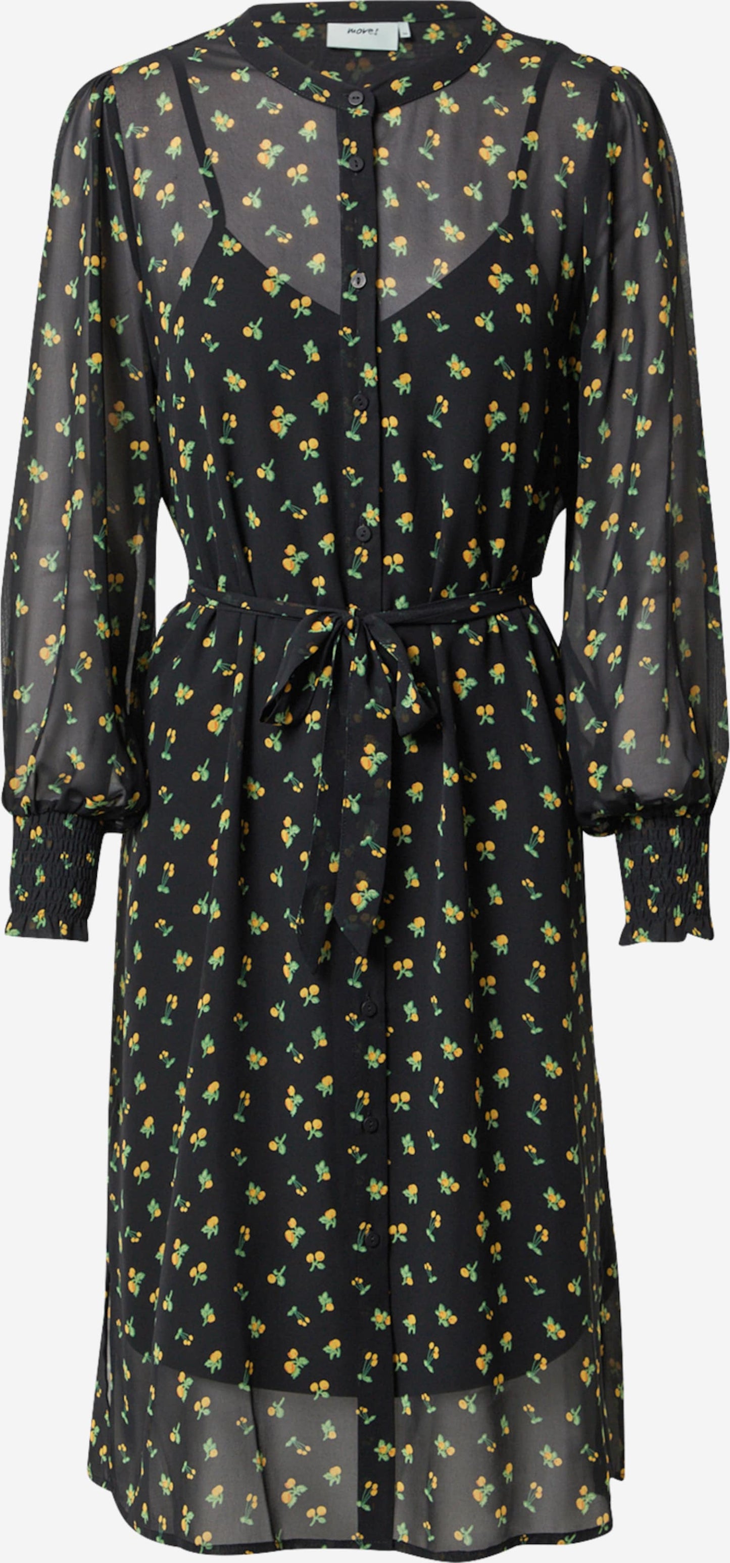 Moves Blousejurken Blousejurk Tansa Dames Zwart