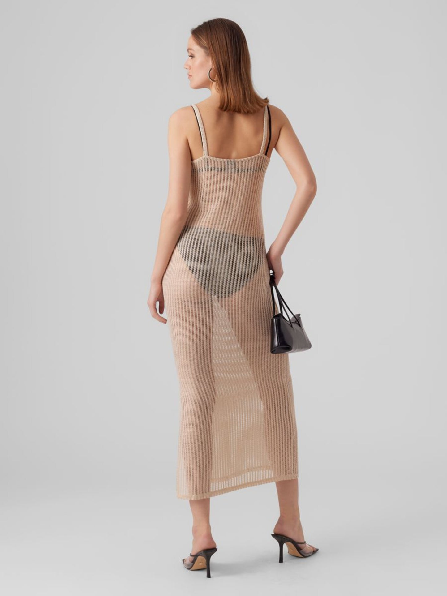 Vero Moda Maxi Jurken Jurk Dames Beige