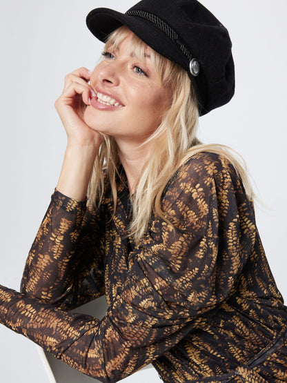  Blousejurken Blousejurk Shiloh Dames Zwart