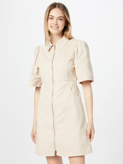 Gestuz Blousejurken Blousejurk Magati Dames Crème