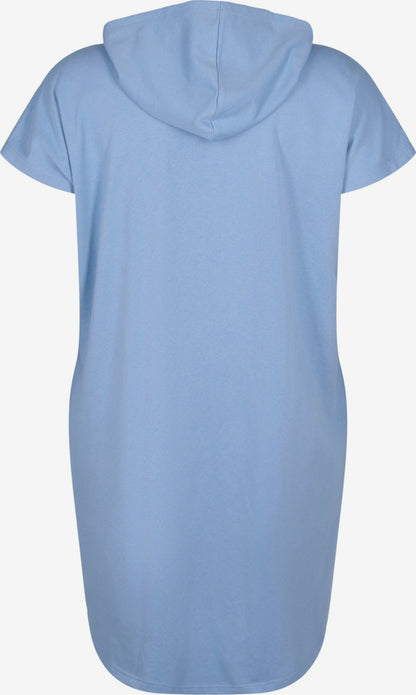 Zizzi Mini Jurken Jurk СHARLINE Dames Lichtblauw