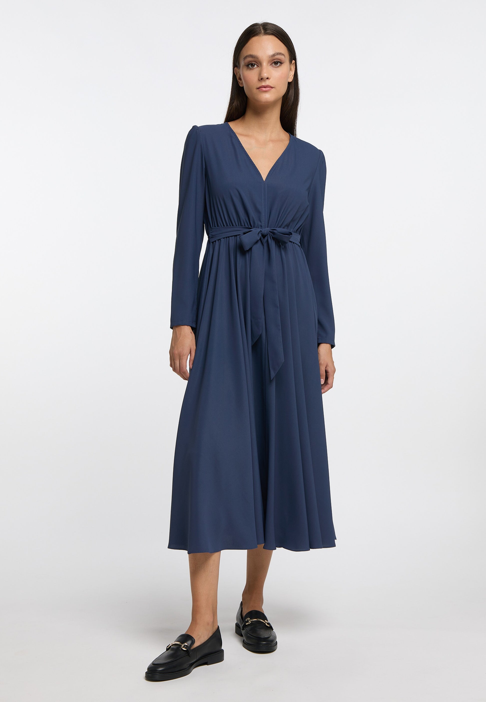 RISA Maxi Jurken Jurk Dames Marine