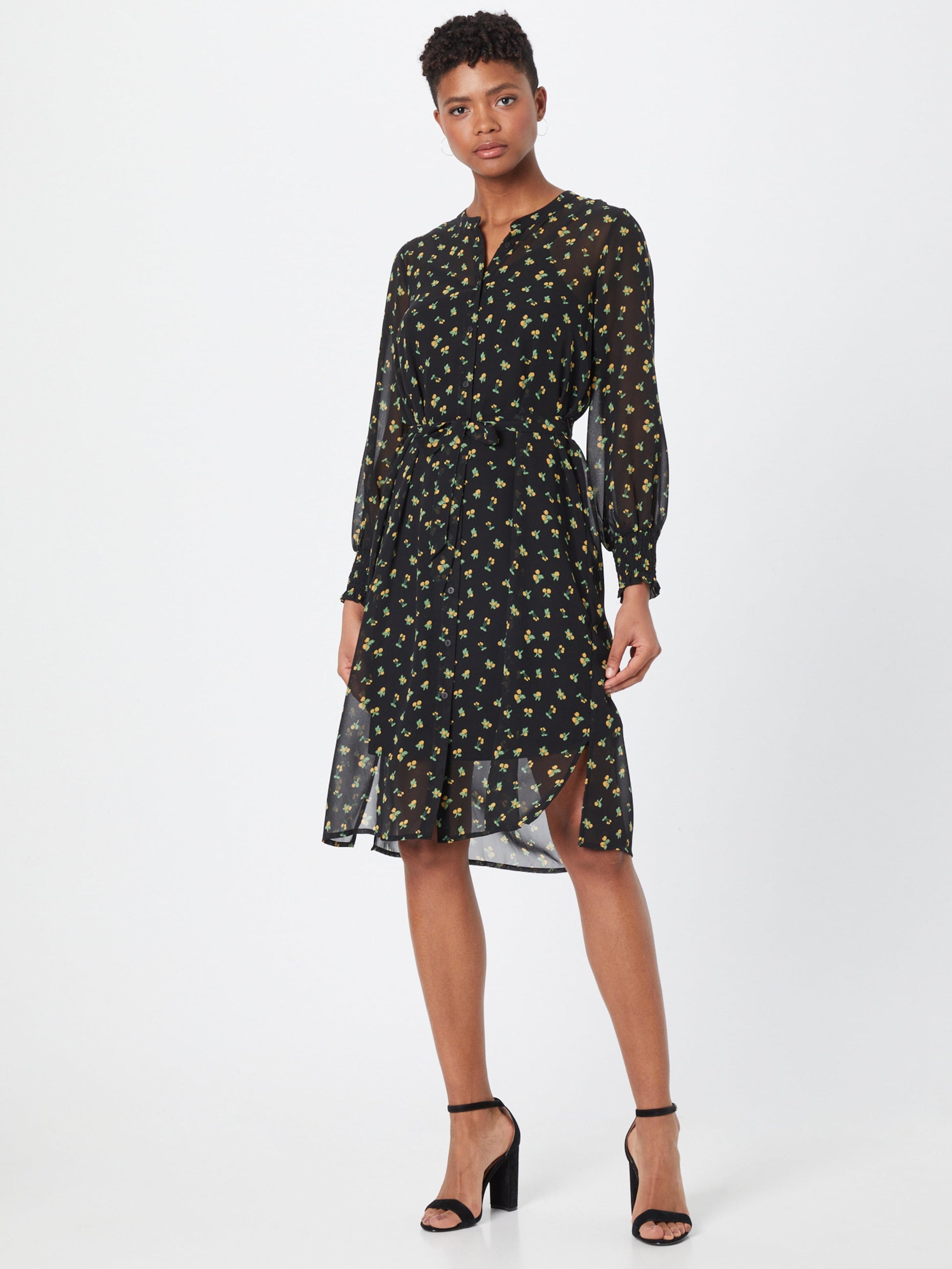 Moves Blousejurken Blousejurk Tansa Dames Zwart