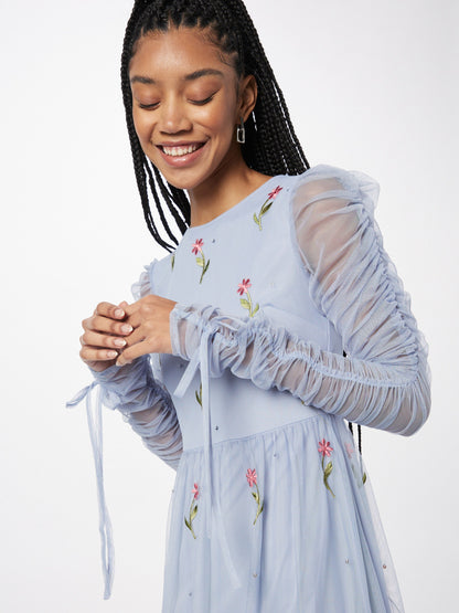  Avondjurken Avondjurk Dames Smoky Blue