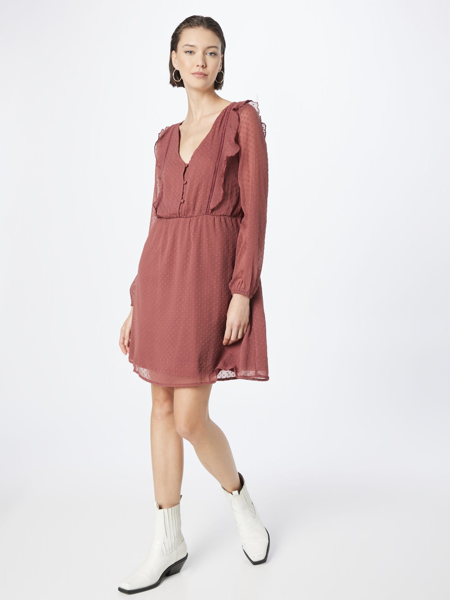About You Blousejurken Blousejurk Martina Dames Oudroze