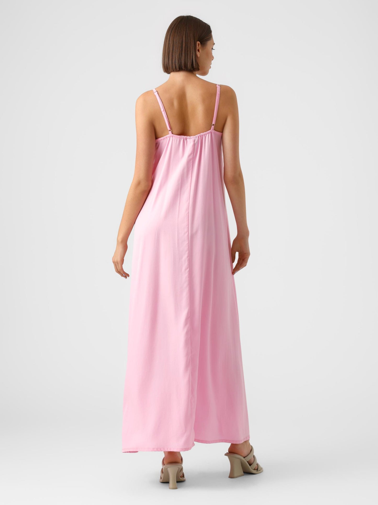 Vero Moda Maxi Jurken Jurk HARPER Dames Lichtroze