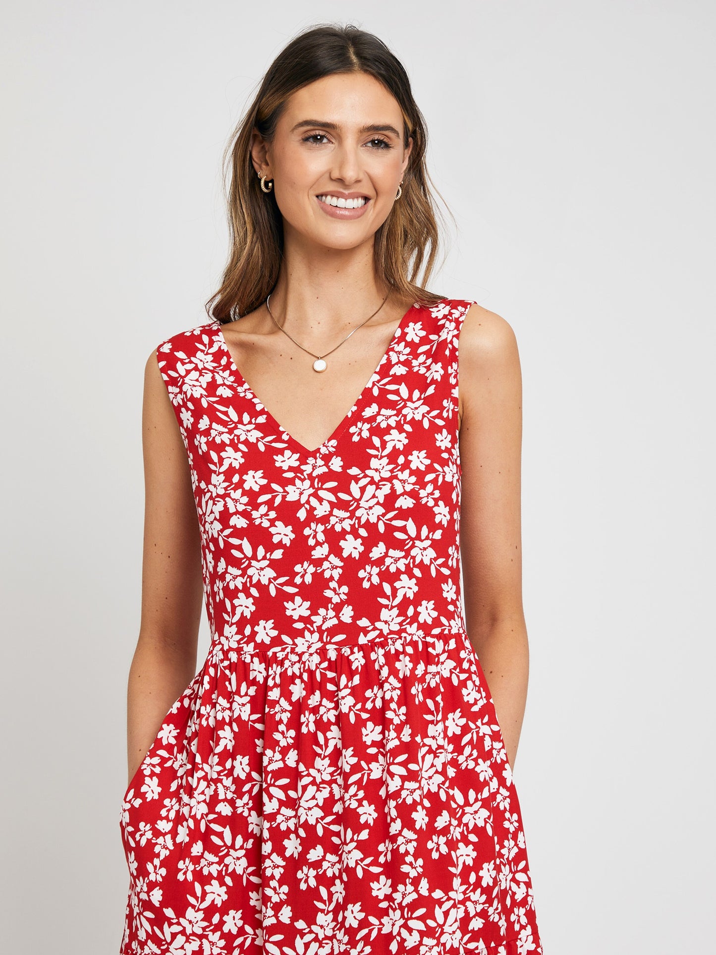 Threadbare Zomerjurken Zomerjurk Dames Rood