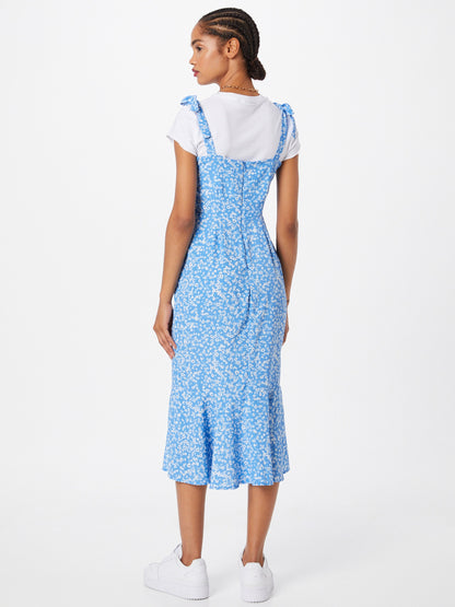  Maxi Jurken Jurk Atalya Dames Navy / Hemelsblauw