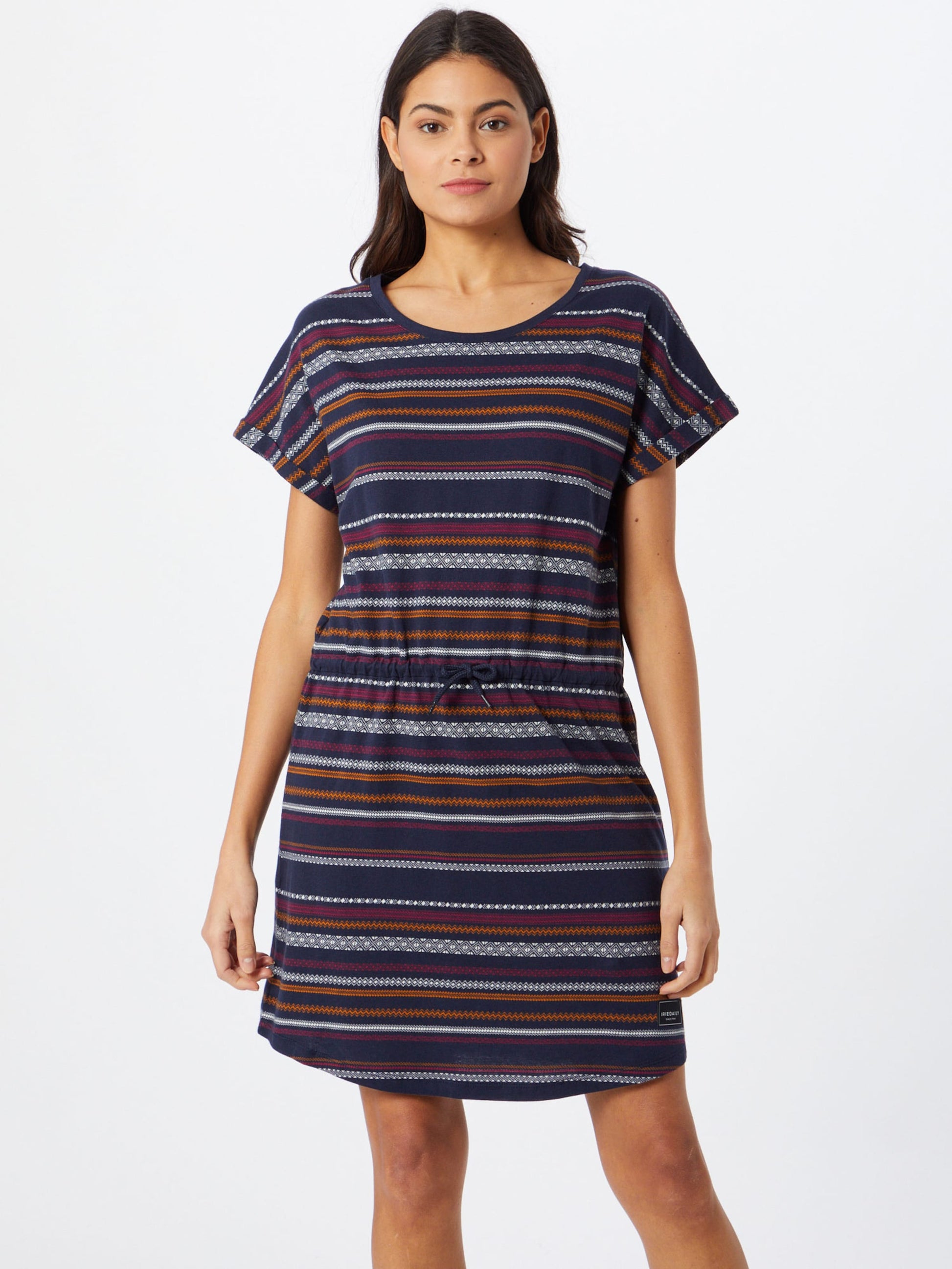 Iriedaily Zomerjurken Zomerjurk Caipini Dames Navy